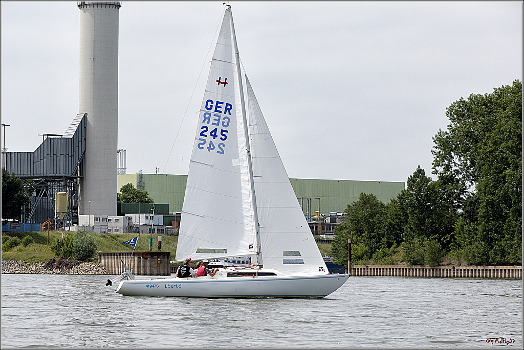 100 Jahre Rheinwoche 2022 - 1. Wettfahrt Porz - Hitdorf, 03.06.2022,